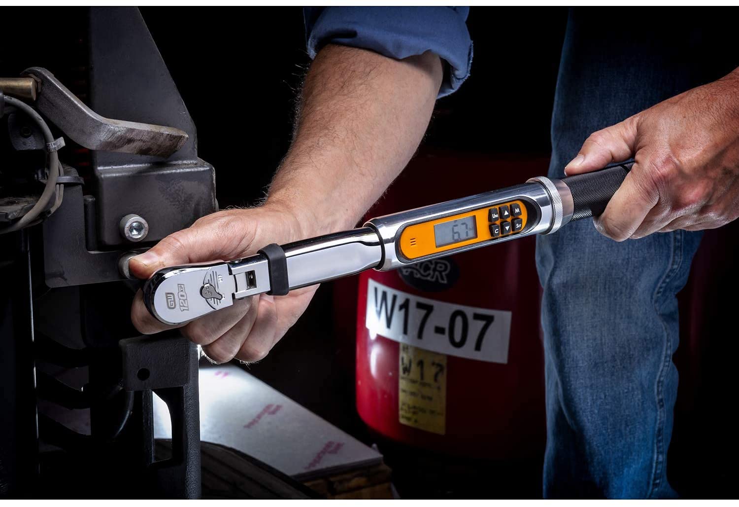 Flex Head GEARWRENCH 3/8" Drive 120XP Electronic Torque Wrench with Angle - 85195