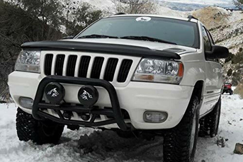 Max Bull Bar Black Off Road Black Horse No Skid Plate Compatible with 2006-2018 Toyota RAV4 (Excludes 2018 Adventure Trim)-MBB-TOB4401