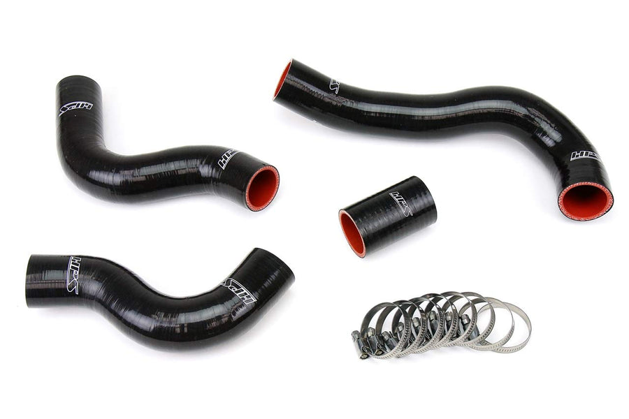 Black HPS Silicone Radiator Hose Kit Coolant OEM Replacement Upper Lower 57-1847-BLK