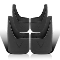 4PC Spec-D Tuning Mud Flaps Set Splash Guard Front + Rear Compatible with 2014-2018 GMC Sierra 1500 2500HD 3500HD