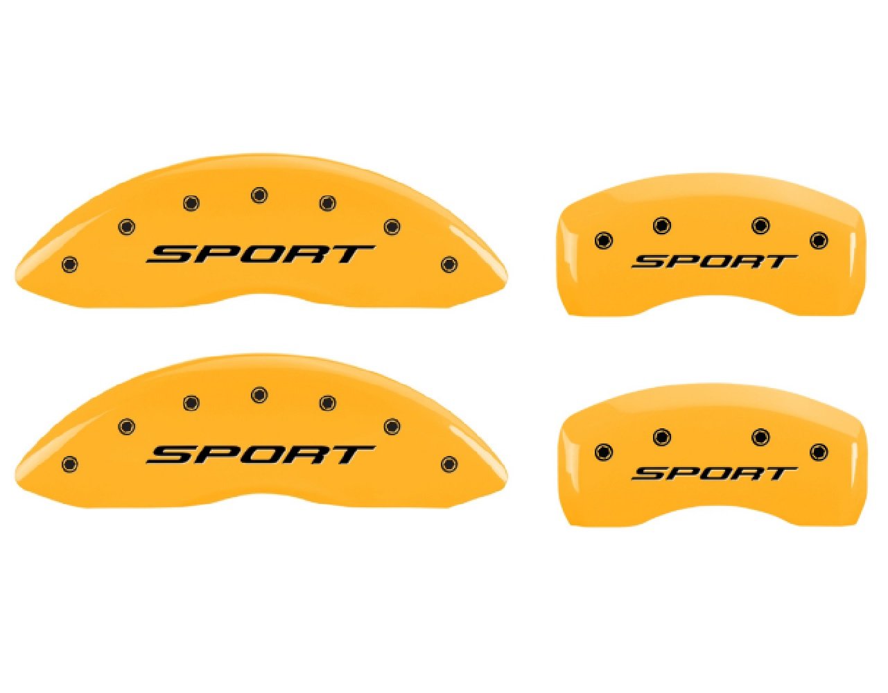 Caliper Covers MGP 10244SSPTYL Yellow (Ford : SPORT/SPORT 2015)