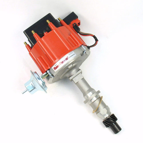 Pertronix Flame-Thrower D1201 Distributor HEI with Red Cap for Pontiac Small Block/Big Block