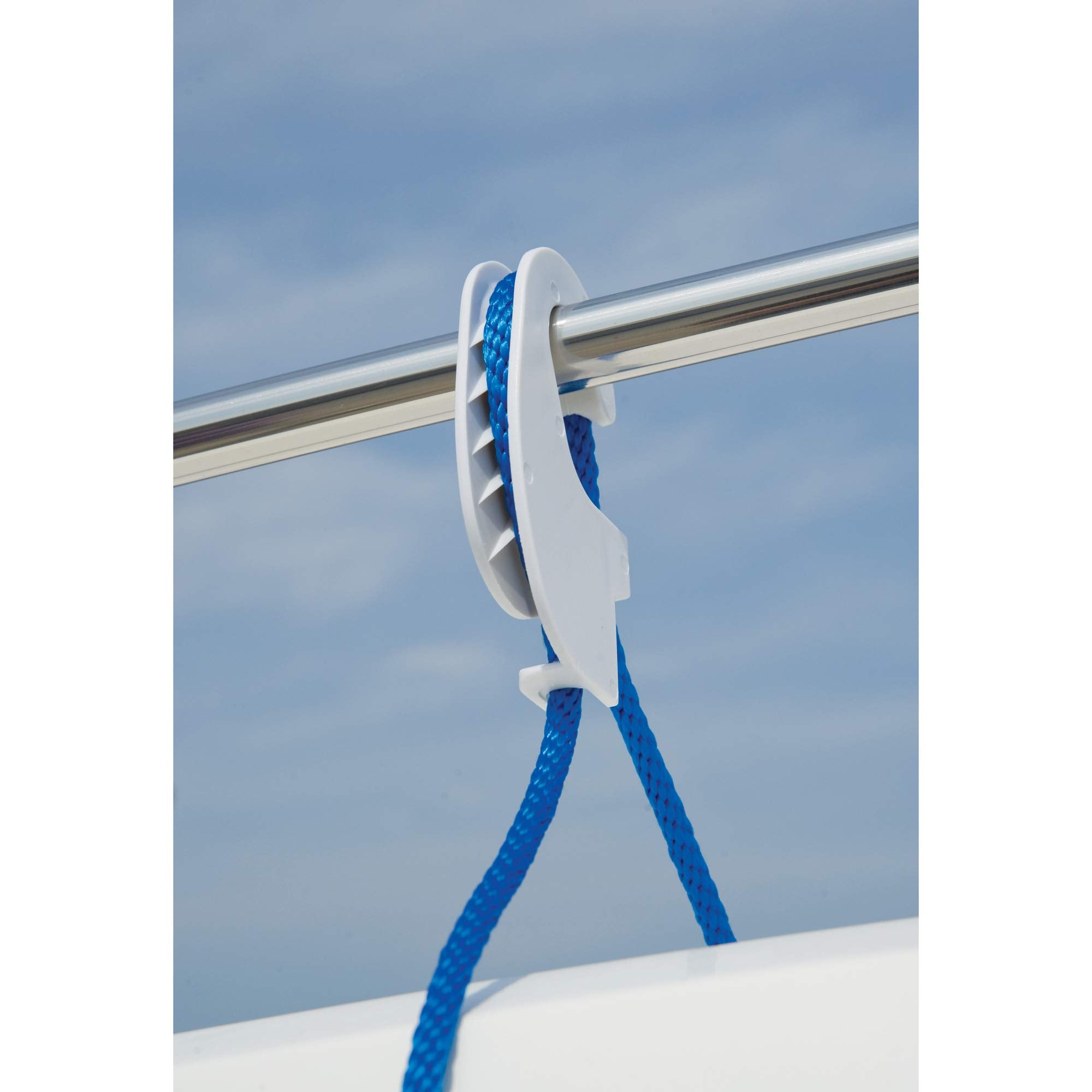 Boat Fender Hanger Taylor Made Products 1109 (Clip Rail Mount, Up to 1.25-Inch Rails) White