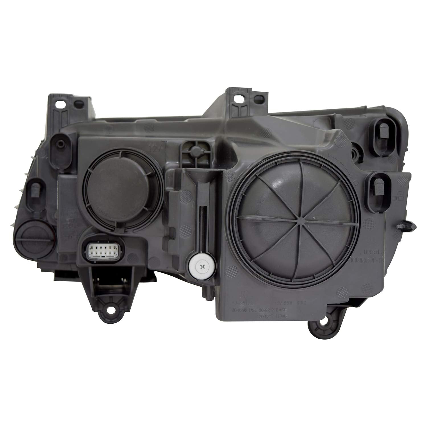 Right TYC Headlight Assembly Compatible with 2018-2021 Chrysler 300