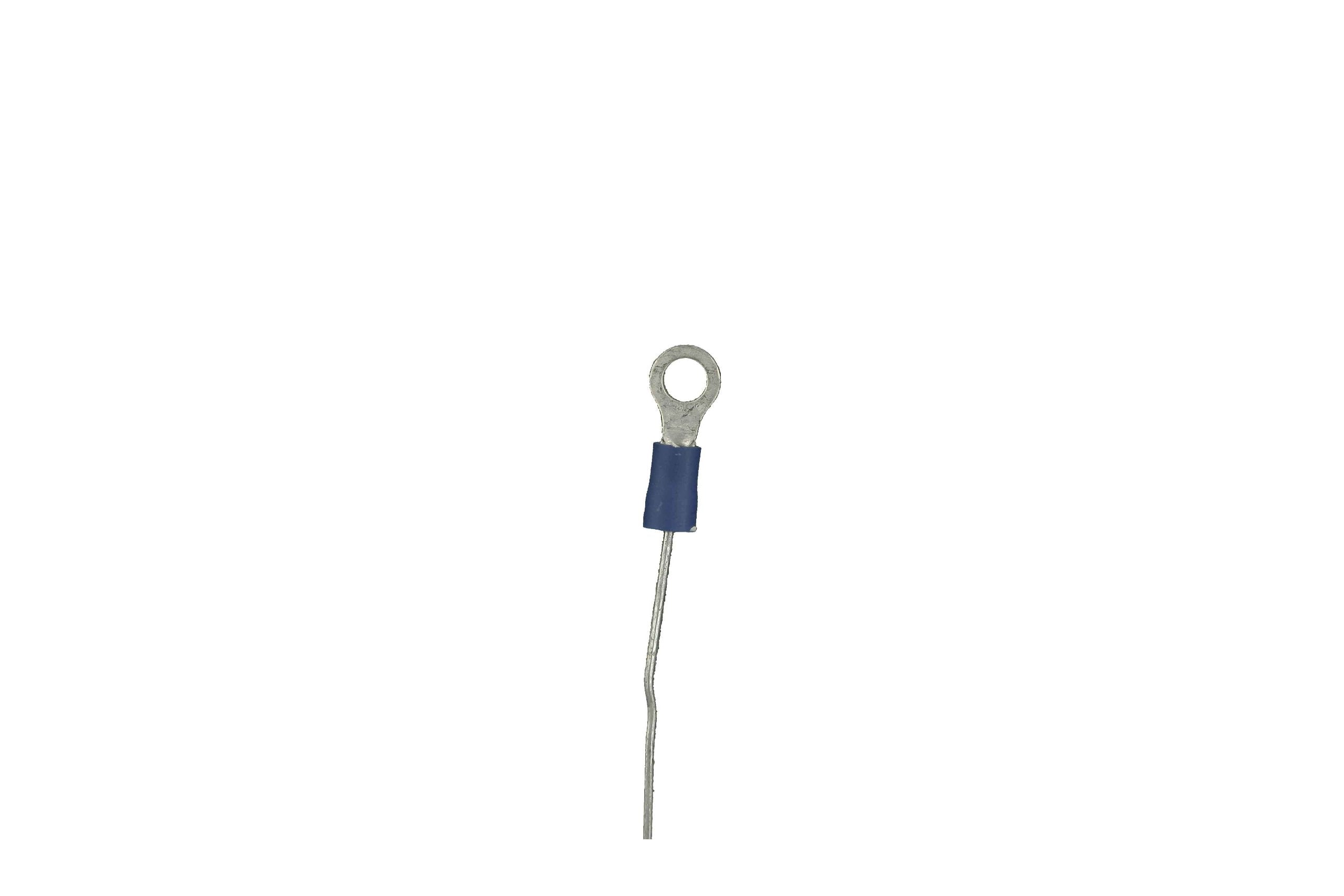 Vinyl Terminal Install Bay Ring Connector 16 - 14 Gauge #10 100 Pack Blue - BVRT10