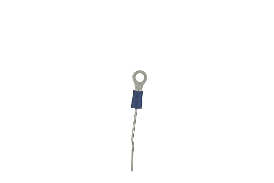 Vinyl Terminal Install Bay Ring Connector 16 - 14 Gauge #10 100 Pack Blue - BVRT10