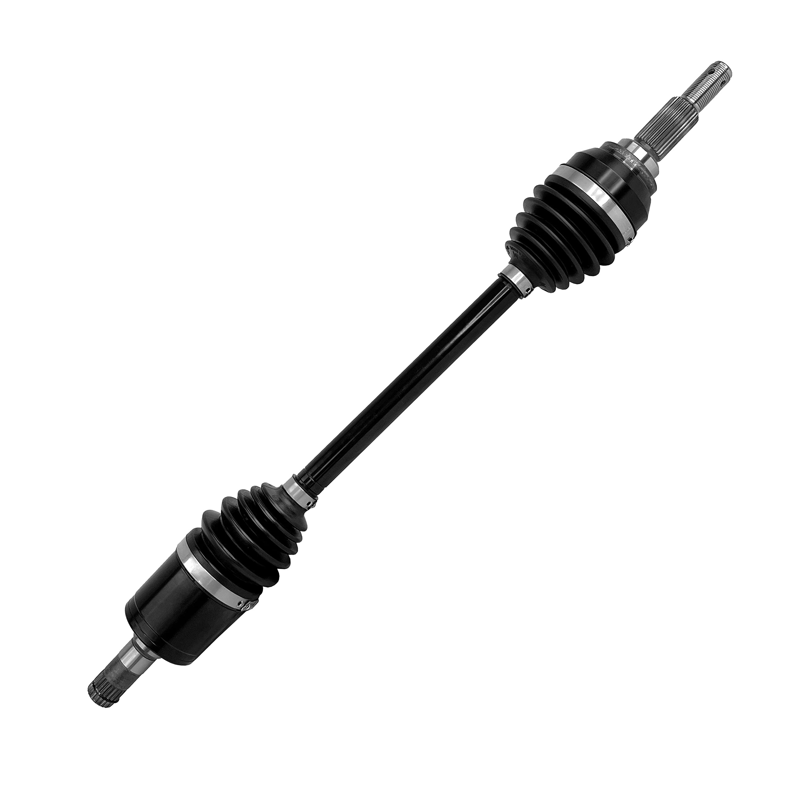 Front Right Rugged Performance Axle for (2018-19) John Deere Gator XUV, Stainless-Steel Clamps Coated for High Protection & Machined Heat Treated for Long Life, Easy Install OEM: AM146256/AUC13792