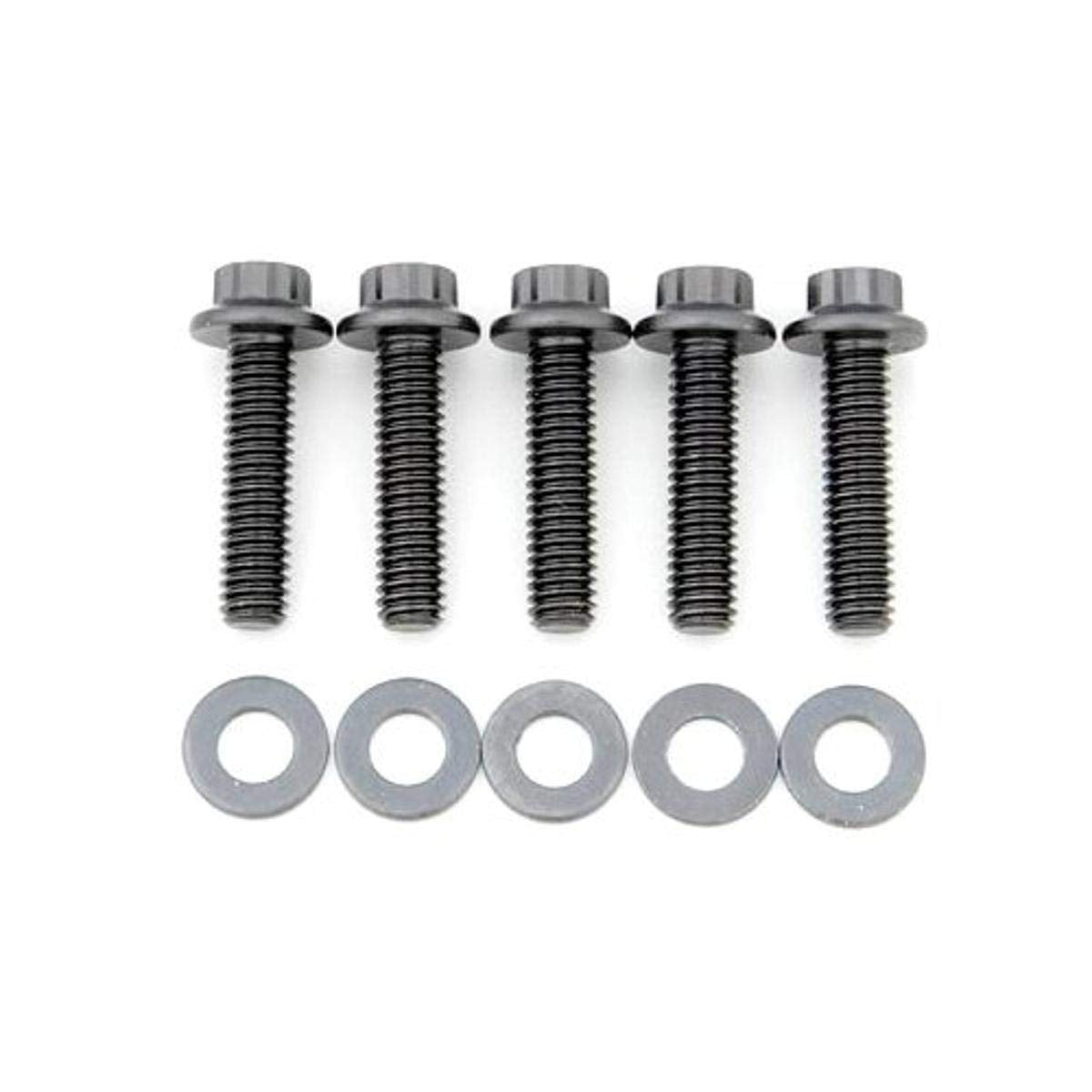 ARP 641-1250 Black Oxide 1.250" UHL 5/16-18" RH Thread 12-Point Bolt with 3/8" Socket and Washer,
