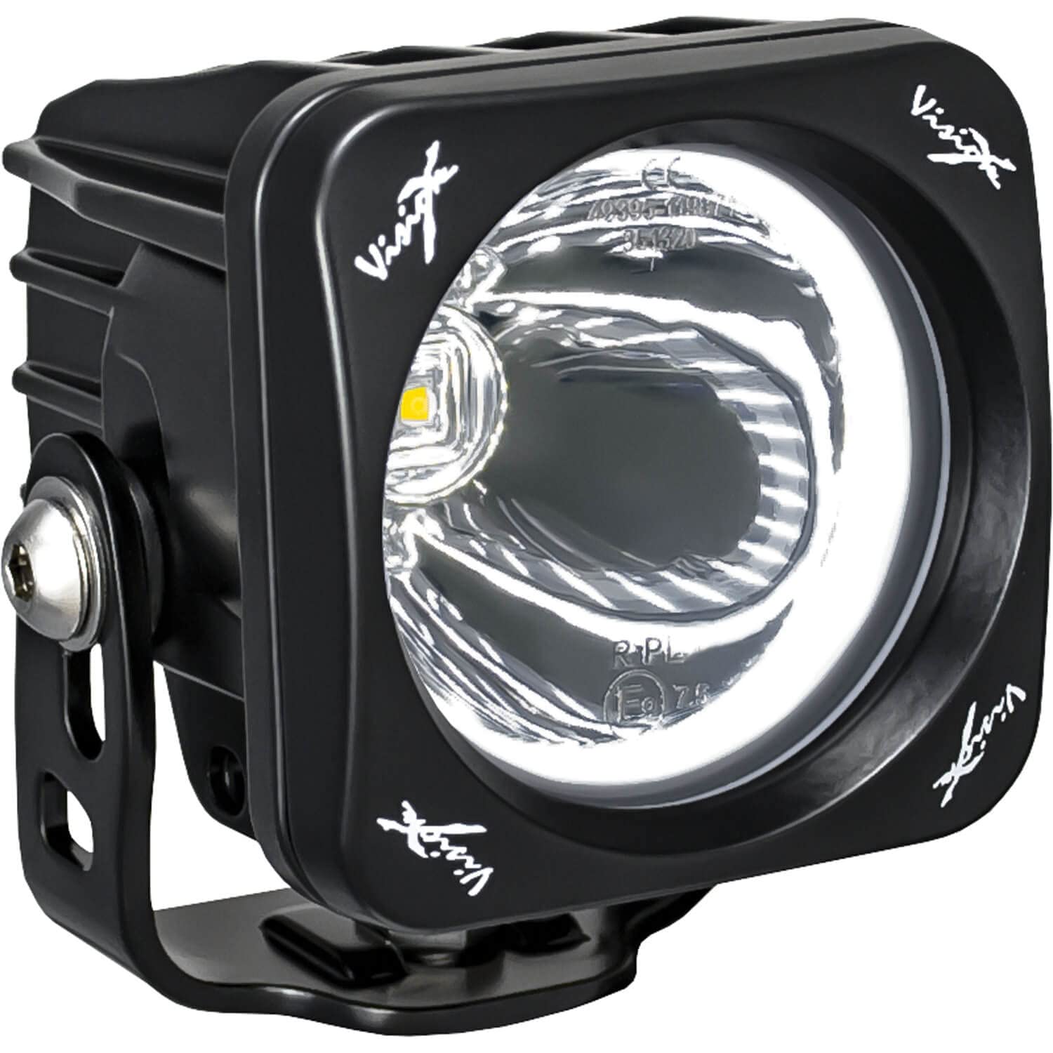 Optimus Square Halo Vision X Lighting (XIL-OPH115) 1, 10W LED, Emark Approved, 15 Degree Narrow, Single Light, Black