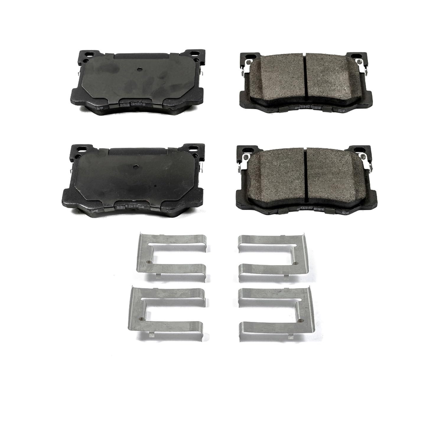 Power Stop Front Brake Kit For Genesis G80 2017-20 | Hyundai Genesis 2015-16 | Kia K900 2015-17 - Brake Pads Ceramic With Installation Hardware, 17-1799