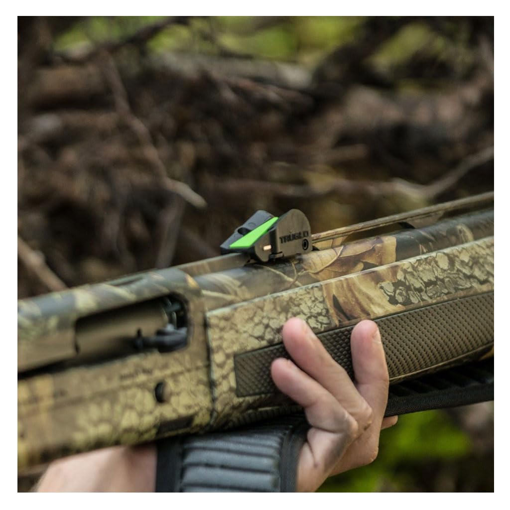 Truglo Universal F.A.S.T CNC-Machined Steel Hunting Gun Sight Set Compatible with 12GA/20Ga Gun Barrels with Ventilated Ribs, Ideal for Turkey Hunting, Target Shooting with Slugs and Buckshot