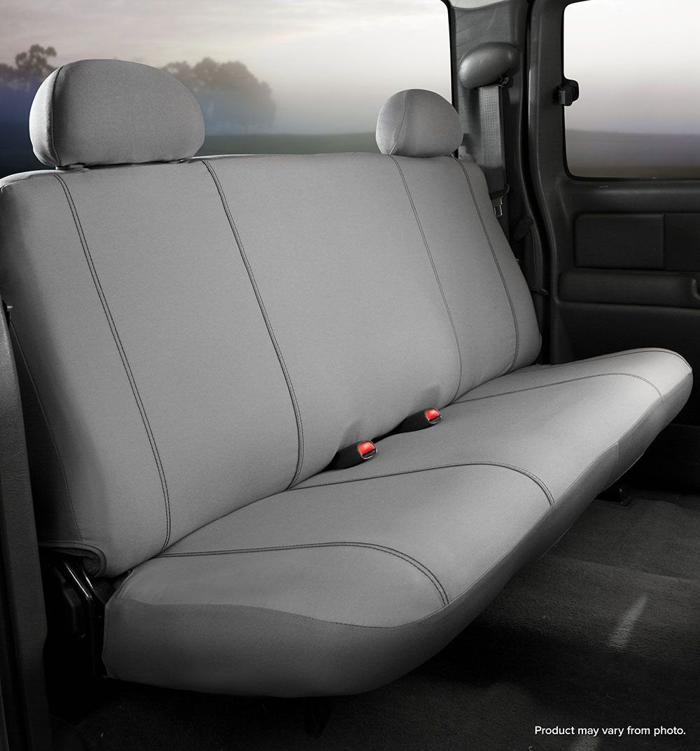Custom Fit Fia SP82-40 GRAY Rear Seat Cover Bench Seat - Poly-Cotton, (Gray)