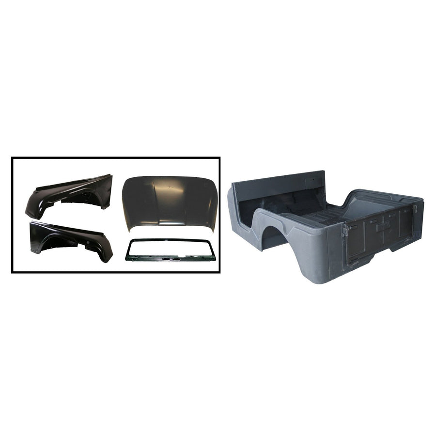 12001.16 | Omix-Ada | Body Tub Kit, Reproduction, Steel | OE Reference: 5461335K | Fits 1976-1983 Jeep CJ5