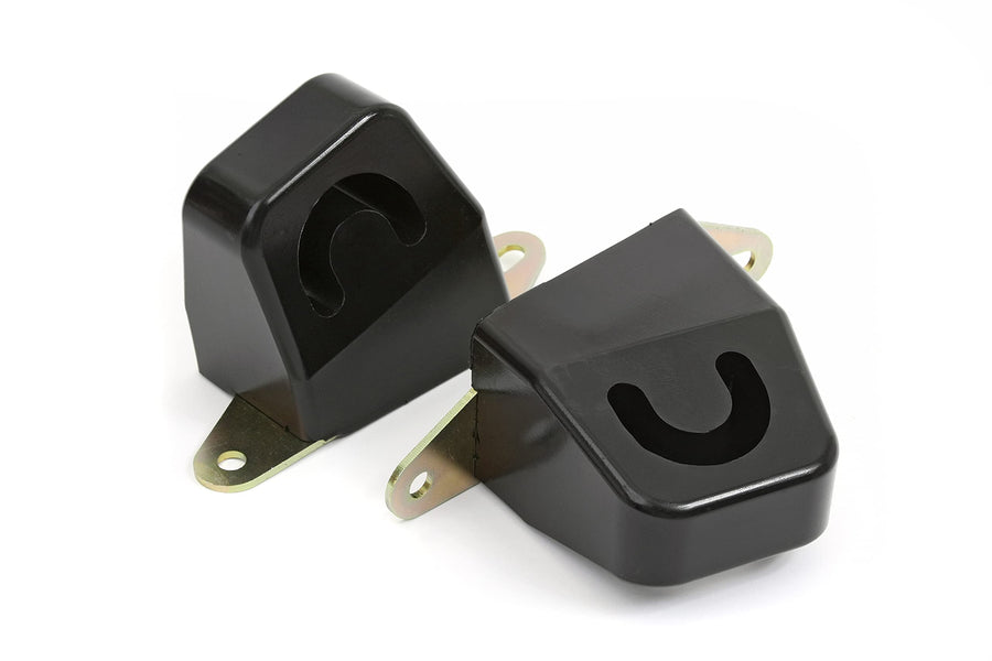 Jeep YJ Wrangler Daystar rear extended 4.8" tall polyurethane bump stop 2 per set, fits 1987 to 1996 2/4WD, KJ09121BK - Black