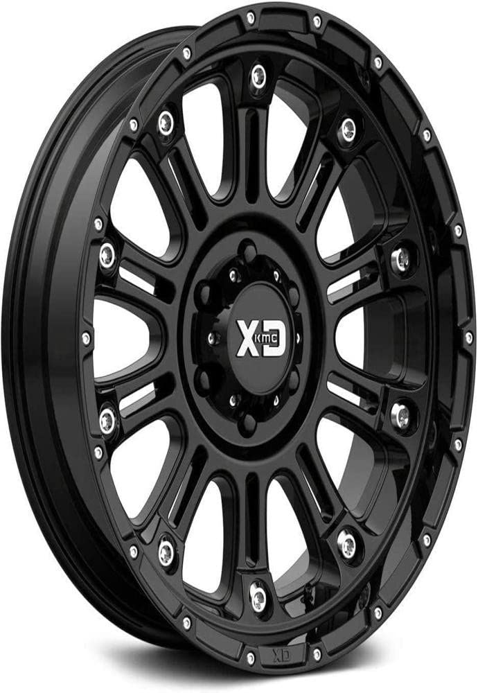 HOSS II XD829 18x9, Bolt Pattern: 8x6.5/, Offset: 18, GLOSS BLACK, set of 1