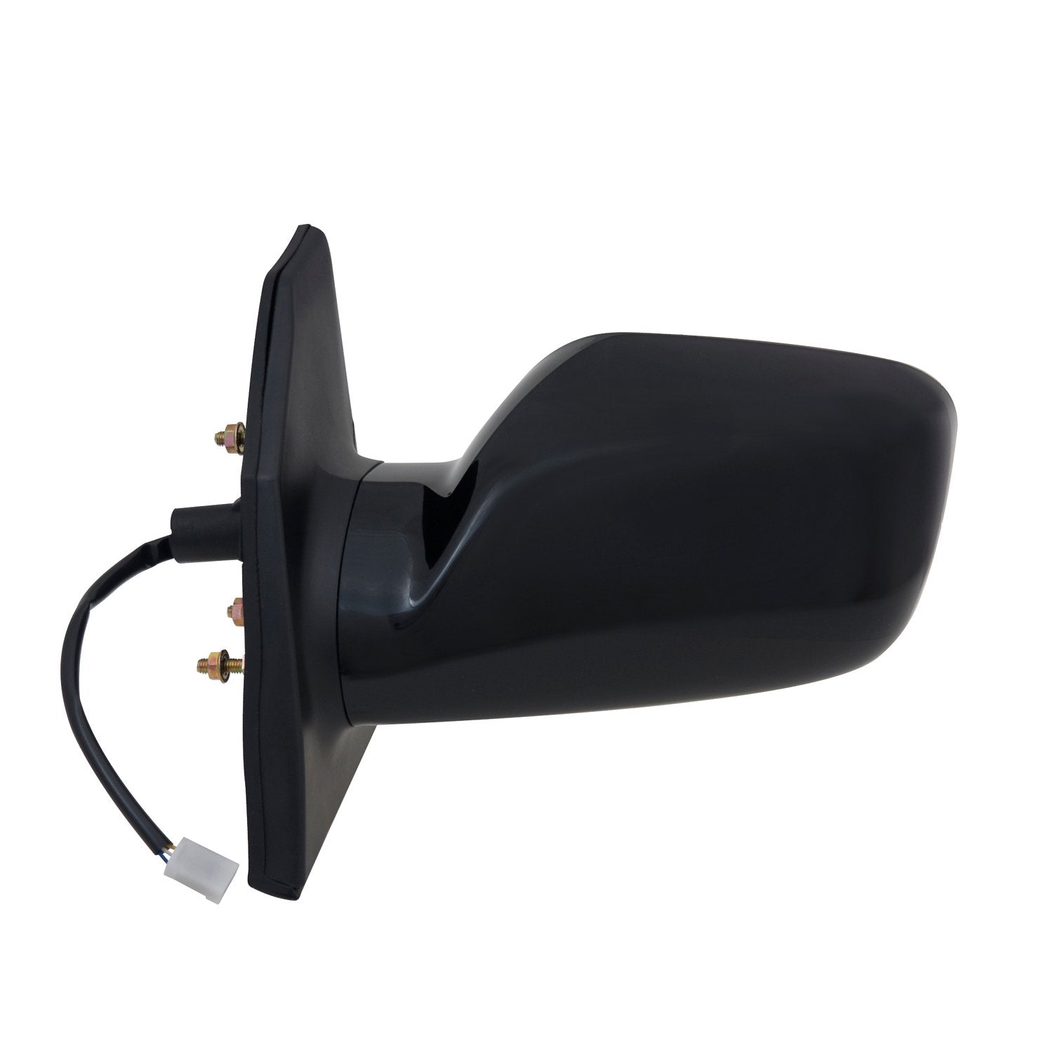Mirror Driver Side for Toyota Corolla LE, S Model, Black, Foldaway, Power