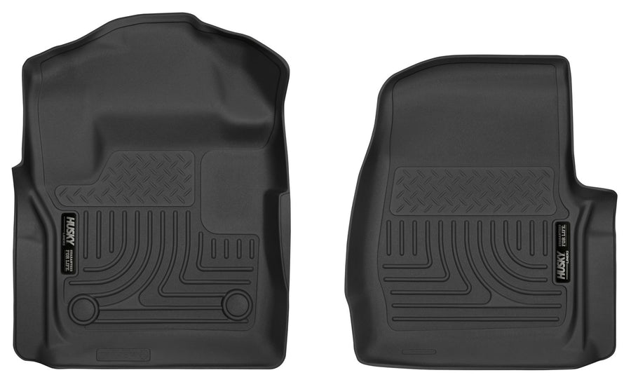 Husky Liners Floor Mats X-act Contour | Fits 2017 - 2024 Ford F-250/F-350 Standard Cab | Front Row, 2-pc Black - 52721