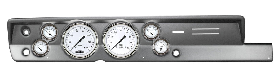 Classic Instruments 6 Gauge Set White Hot Direct Fit Compatible with 1967-1969 Barracuda
