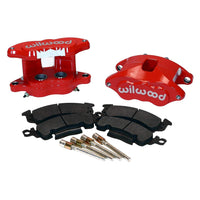 D52 Rear Caliper Kit WILWOOD 140-11293-R - Red 1.25 / 1.25" Piston,1.04" Rotor