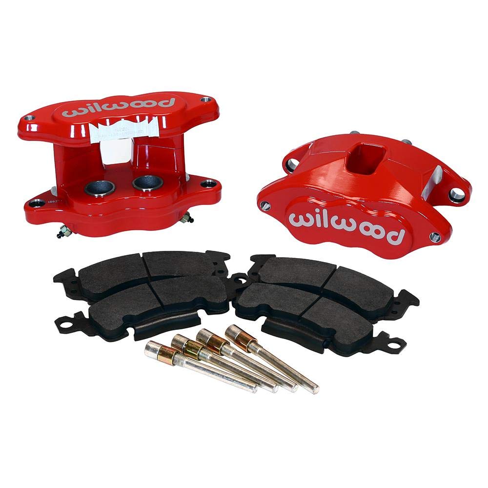 D52 Rear Caliper Kit WILWOOD 140-11293-R - Red 1.25 / 1.25" Piston,1.04" Rotor