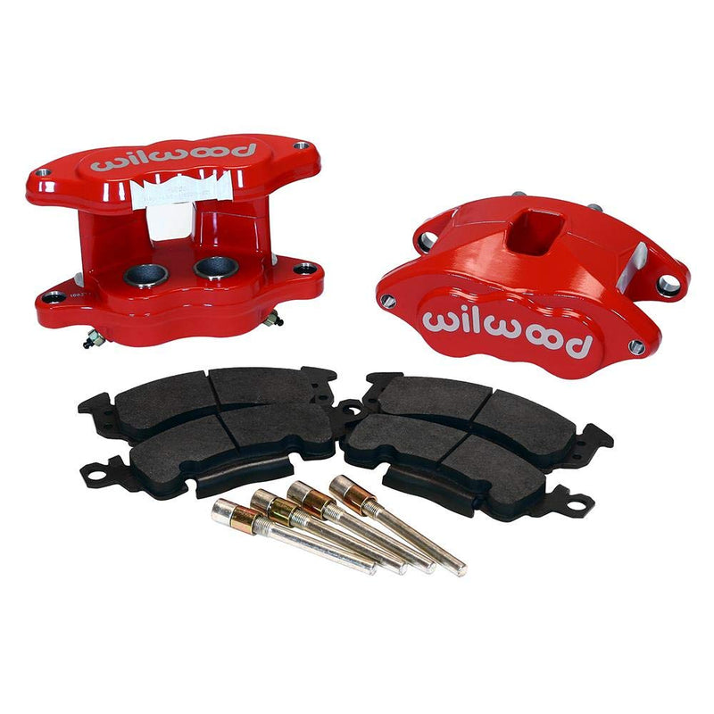D52 Rear Caliper Kit WILWOOD 140-11293-R - Red 1.25 / 1.25" Piston,1.04" Rotor