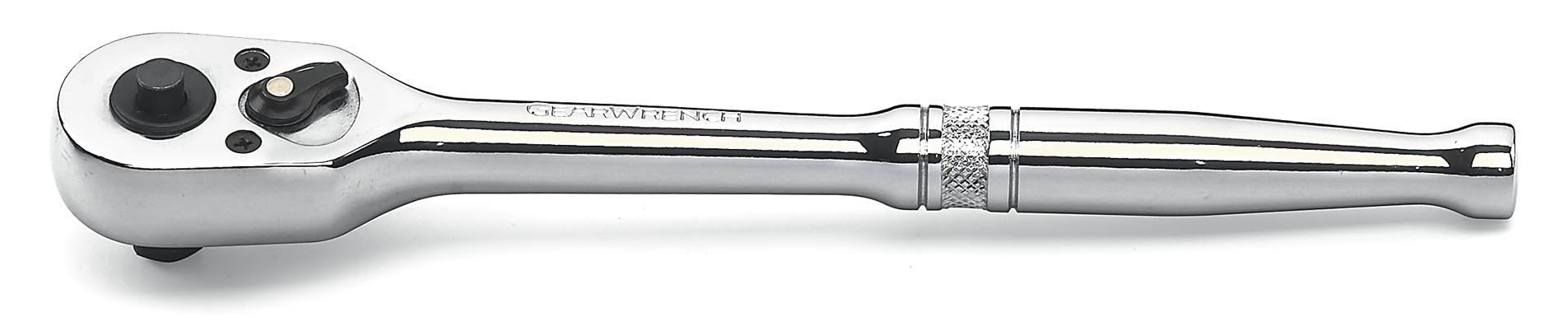 3/8" Drive GEARWRENCH 45 Tooth Quick Release Teardrop Ratchet, 7-3/4" - 81218
