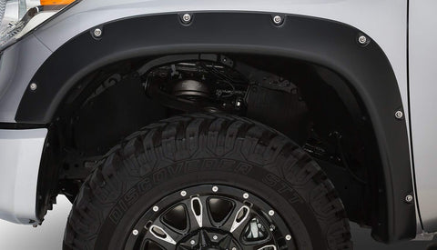 Pocket / Rivet Fender Flares Stampede Products | Ruff Riderz | Fits 2014 - 2021 Toyota Tundra (66.7/78.7/97.6" Bed), Black | 4 pcs., 8431-2