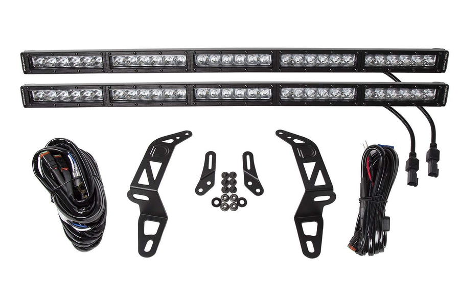 2018 Jeep SS30 Bumper LED Kit White Driving Dual Diode Dynamics
