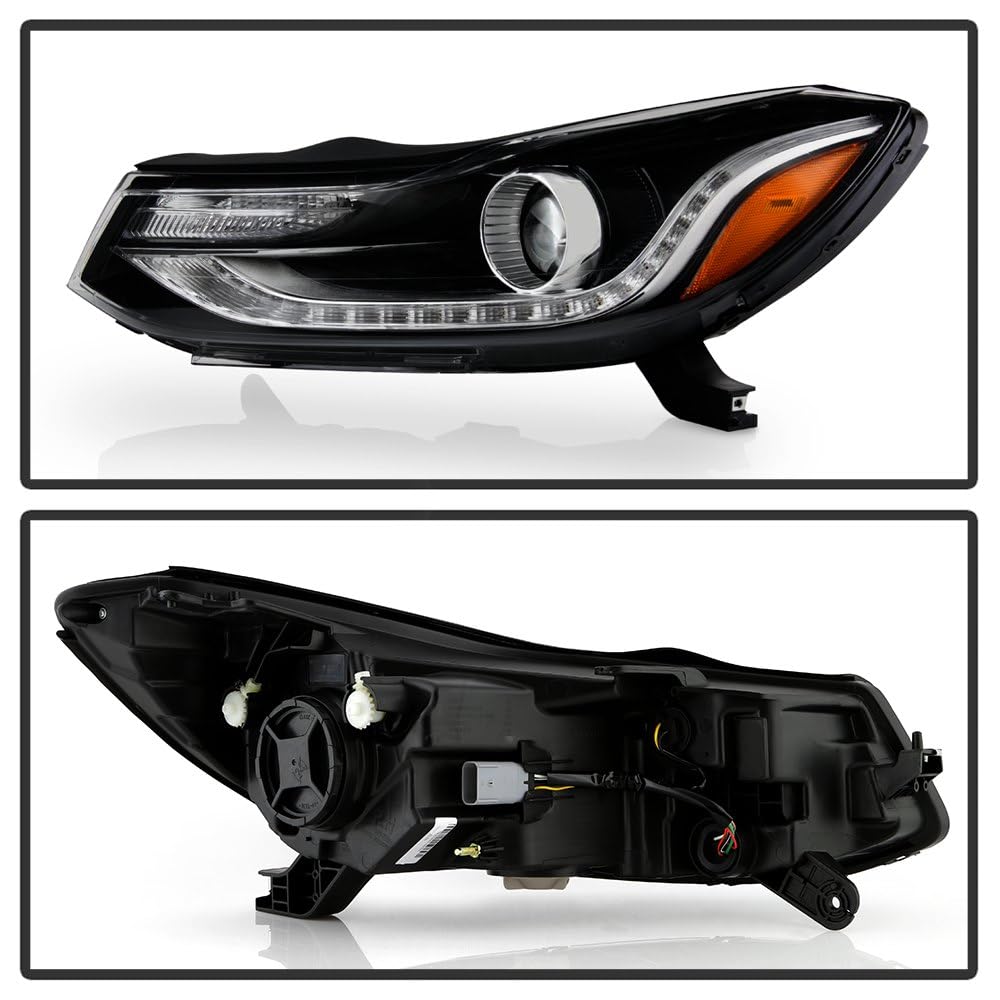 Chevy Trax 17-20 Spyder (POE) Driver Side w/LED DRL Crystal Projector Headlight - Low Beam-HB3(Not Included) ; High Beam-HB3(Not Included) ; Signal-WY2W(Included) - OE Left