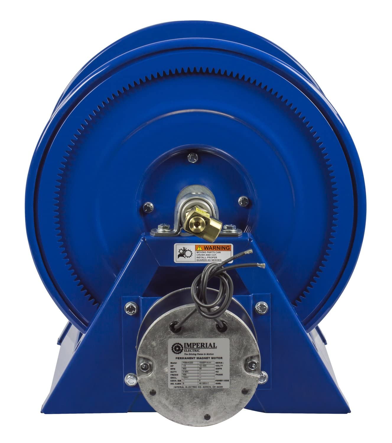 Competitor Series Coxreels 1125-4-200-E Motorized Reel - 1/2" Hose ID - 200' Length - For Air Compressor, Garden and Pressure Washer Hoses Professional Grade (Hose Not Included) Made in USA