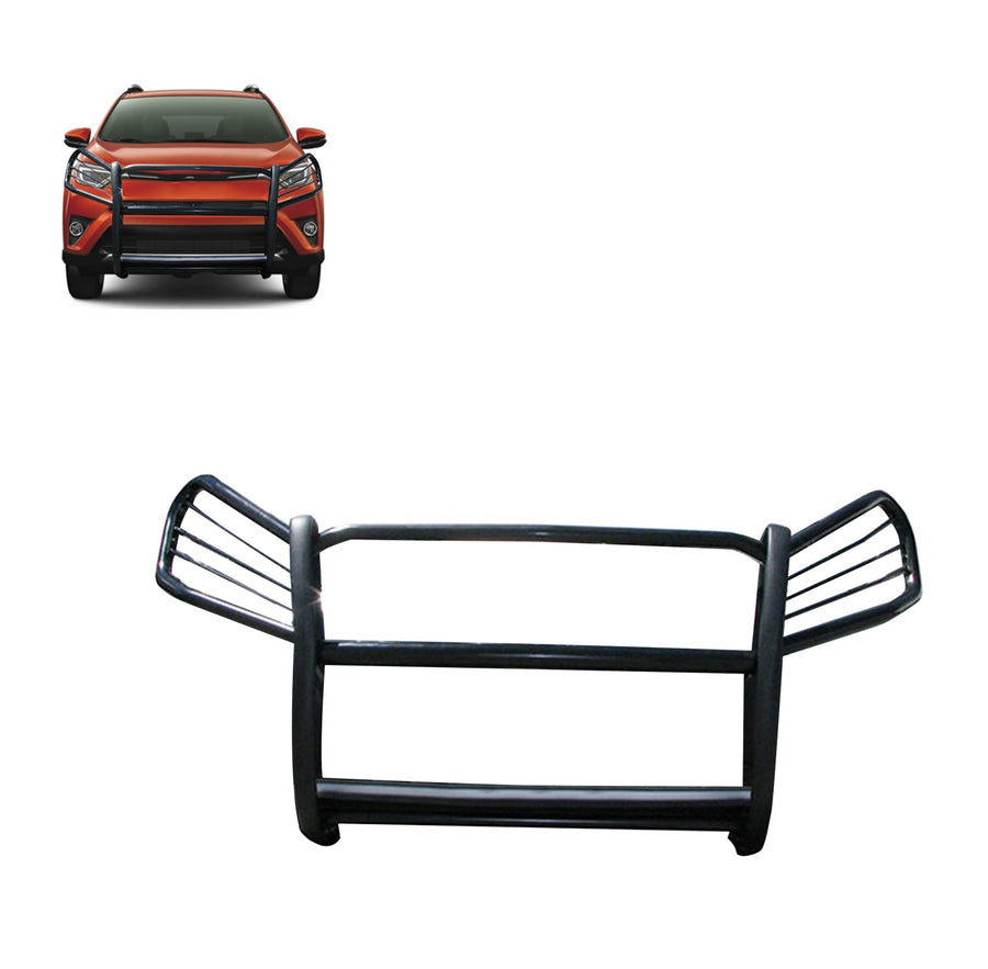Bumper Guard Black Horse Grille brush Modular Black Compatible with 2006-2018 Toyota RAV4-17A093902MA