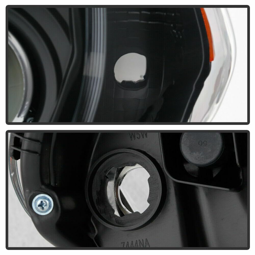 OEM Style Spyder Xtune Headlights (HD-JH-T4R14-AM-BK)