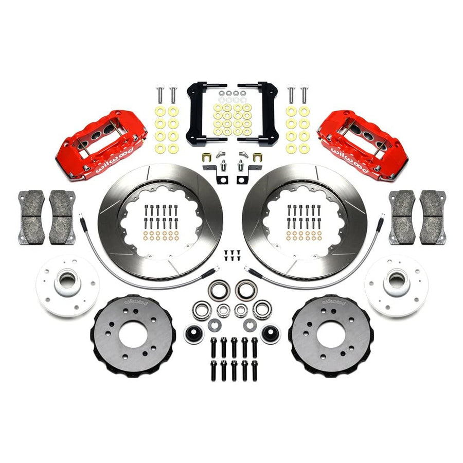 Red AERO6 Front Truck Kit,14.25"