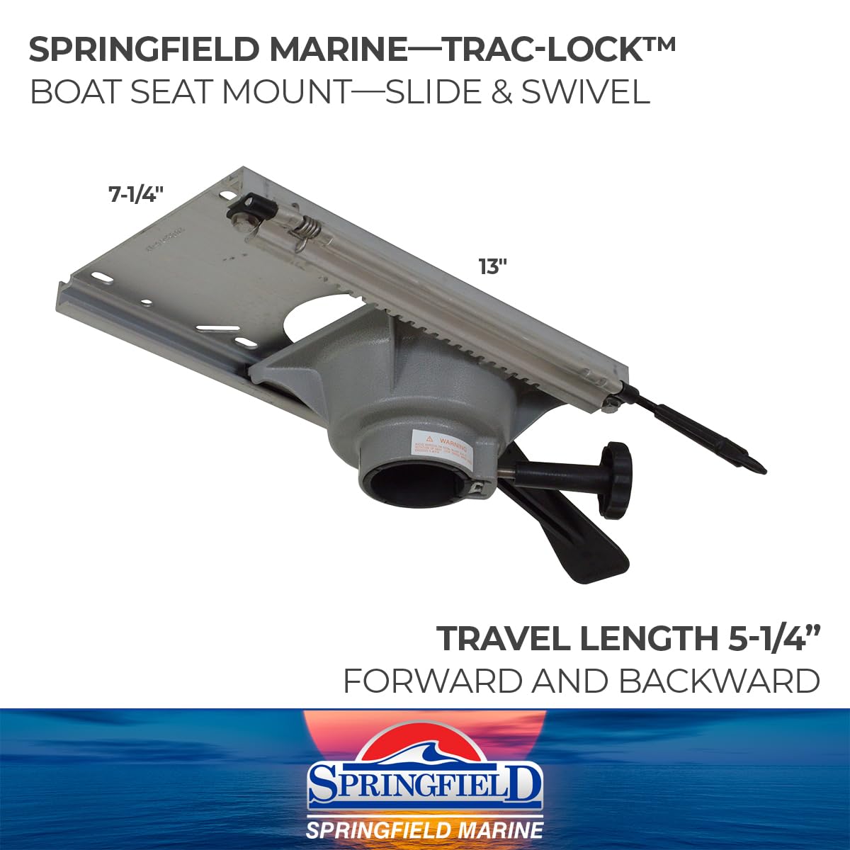 Locking Slide Springfield Marine & Swivel, 2-3/8"