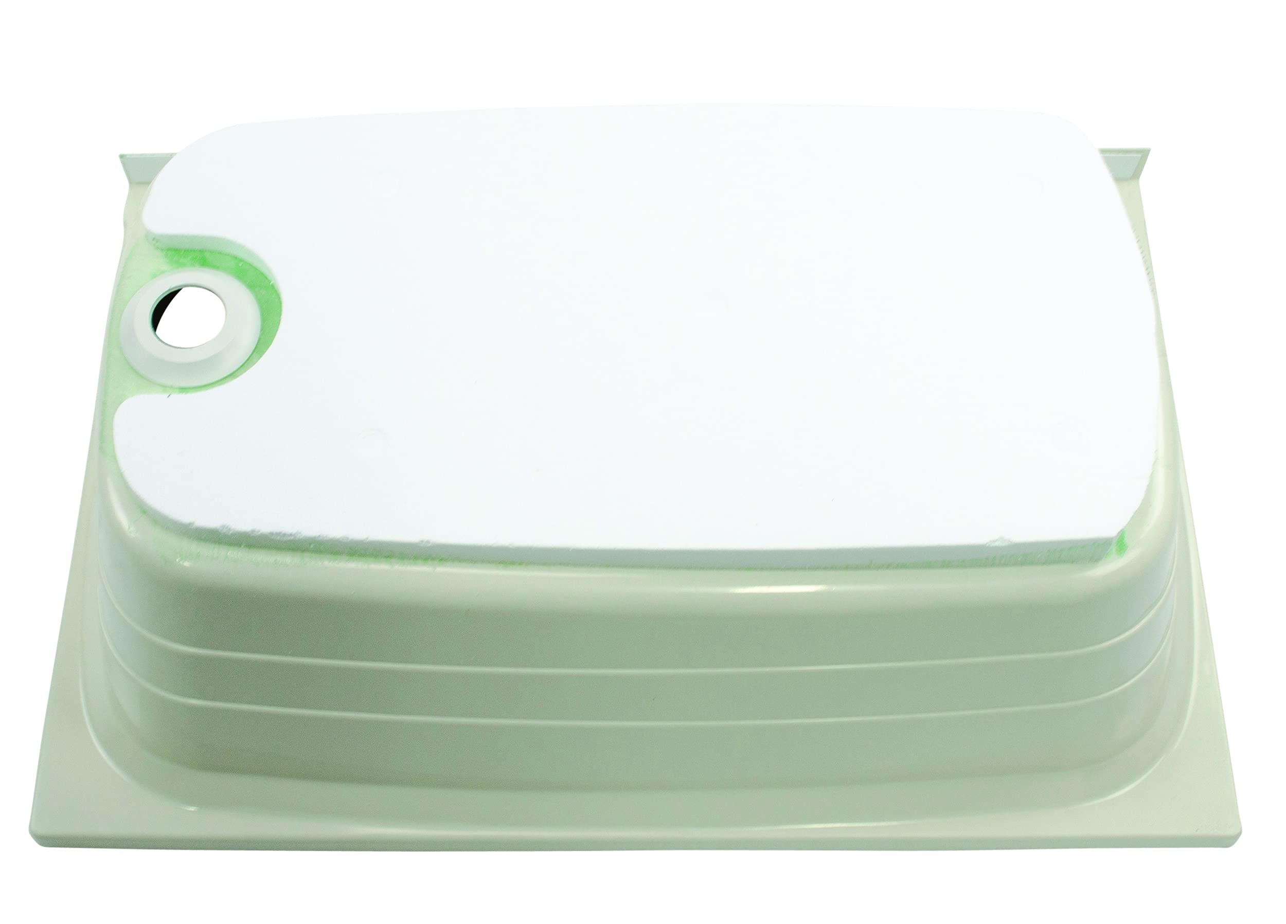 24" x 36" Lippert Replacement Parchment Bathtub with Left Drain, Scratch-Resistant ABS Acrylic for RVs, Travel Trailers, 5th Wheels, Motorhomes - P2436LHSPK