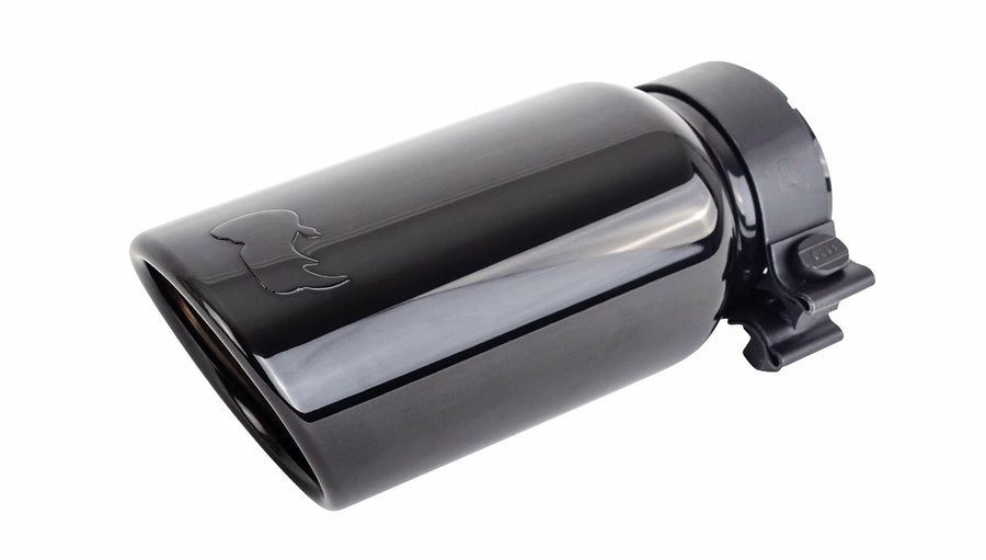 Exhaust Tip Go Rhino | Black Chrome, Stainless Steel | GRT234410BC | Fits 2 ¾" Diameter Exhaust Tubes