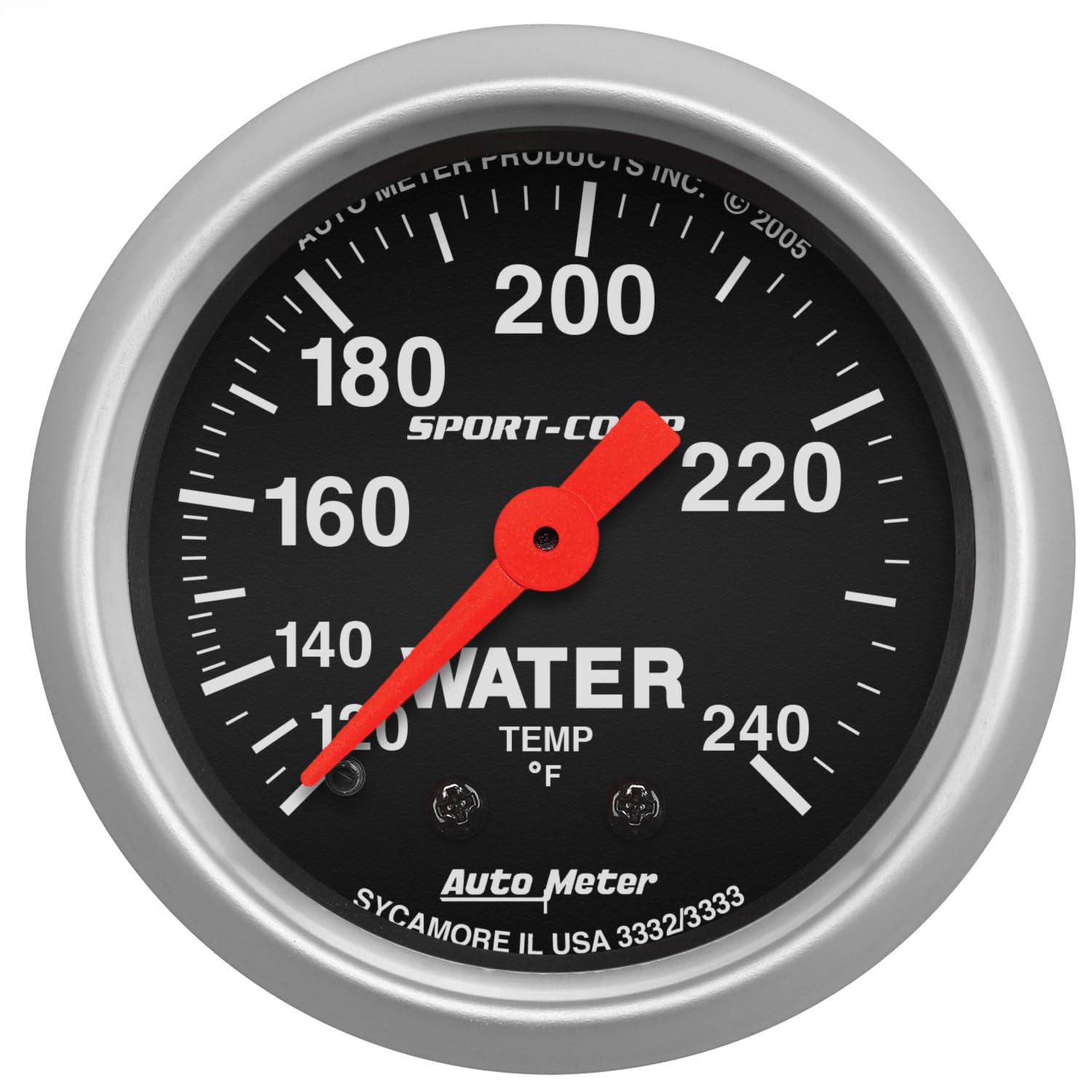 Auto Meter Sport-Comp 3333 Mechanical Water Temperature Gauge