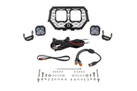 Stage Series Diode Dynamics LED Grille Kit compatible with Polaris RZR XP 2014-2023, White Combo Pro