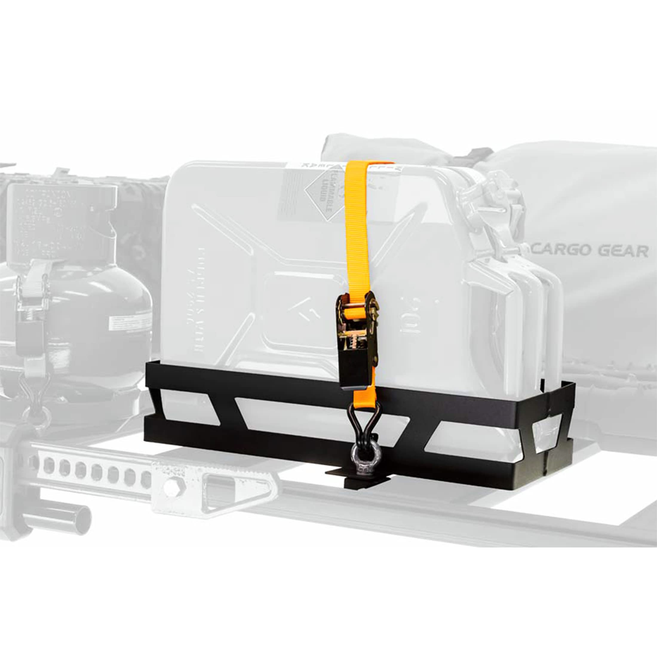 ARB 1780330 Jerry Can Mount Base Rack 4x4 Accessories Single - Horizontal, Easy Fitment Allows Jerry cans to Your Base Rack