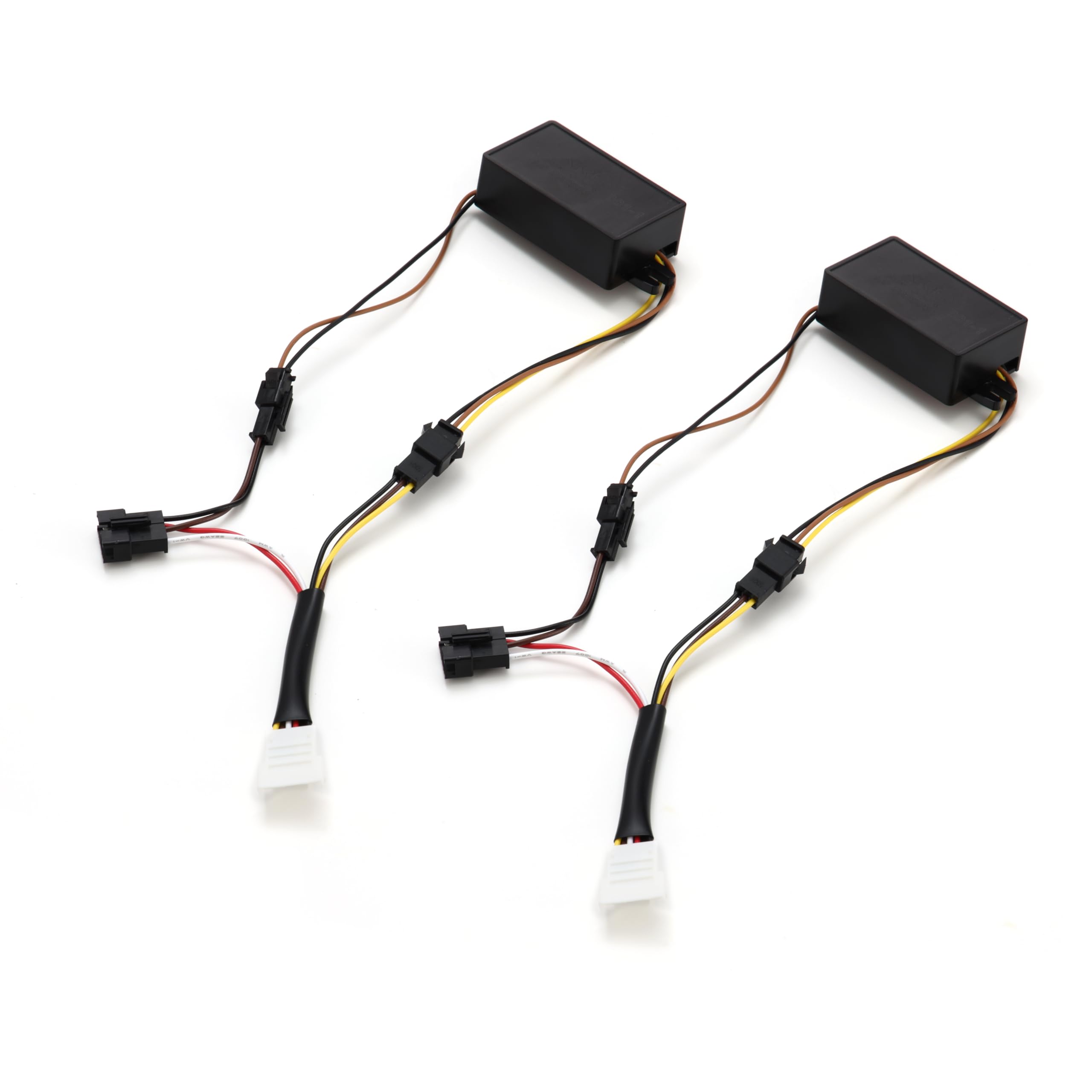 LUXX-Series LED Tail Lights Black-Red for 21-23 F150 (with BLIS) with converter