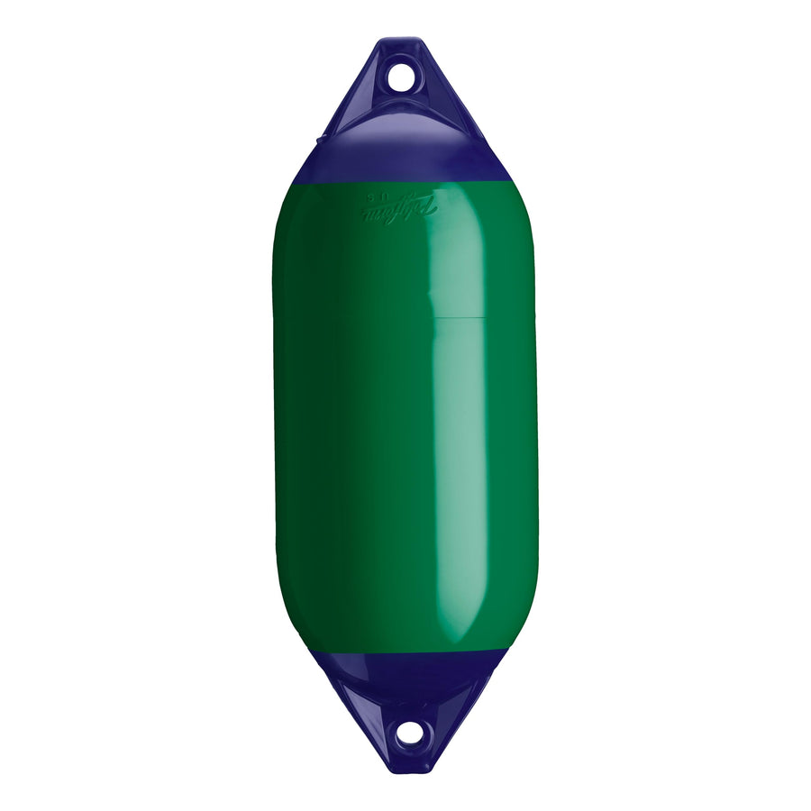 Polyform F-5 Standard Boat Fender F-Series - Forest Green Blue Ropehold