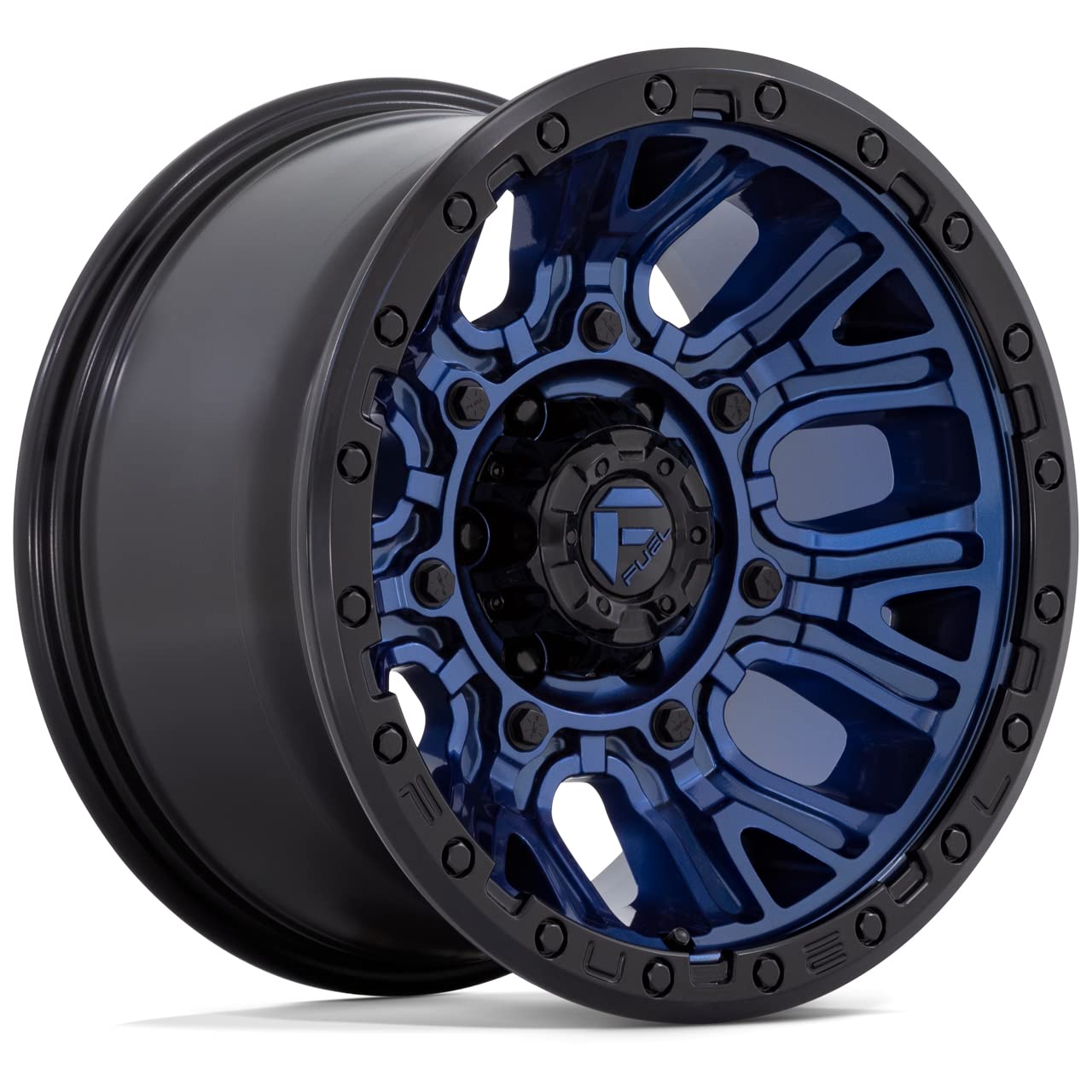 D827 TRACTION FUEL OFF-ROAD 17X9, 6X5.5, 4.53, -12mm DARK BLUE WITH BLACK RING - D82717908445