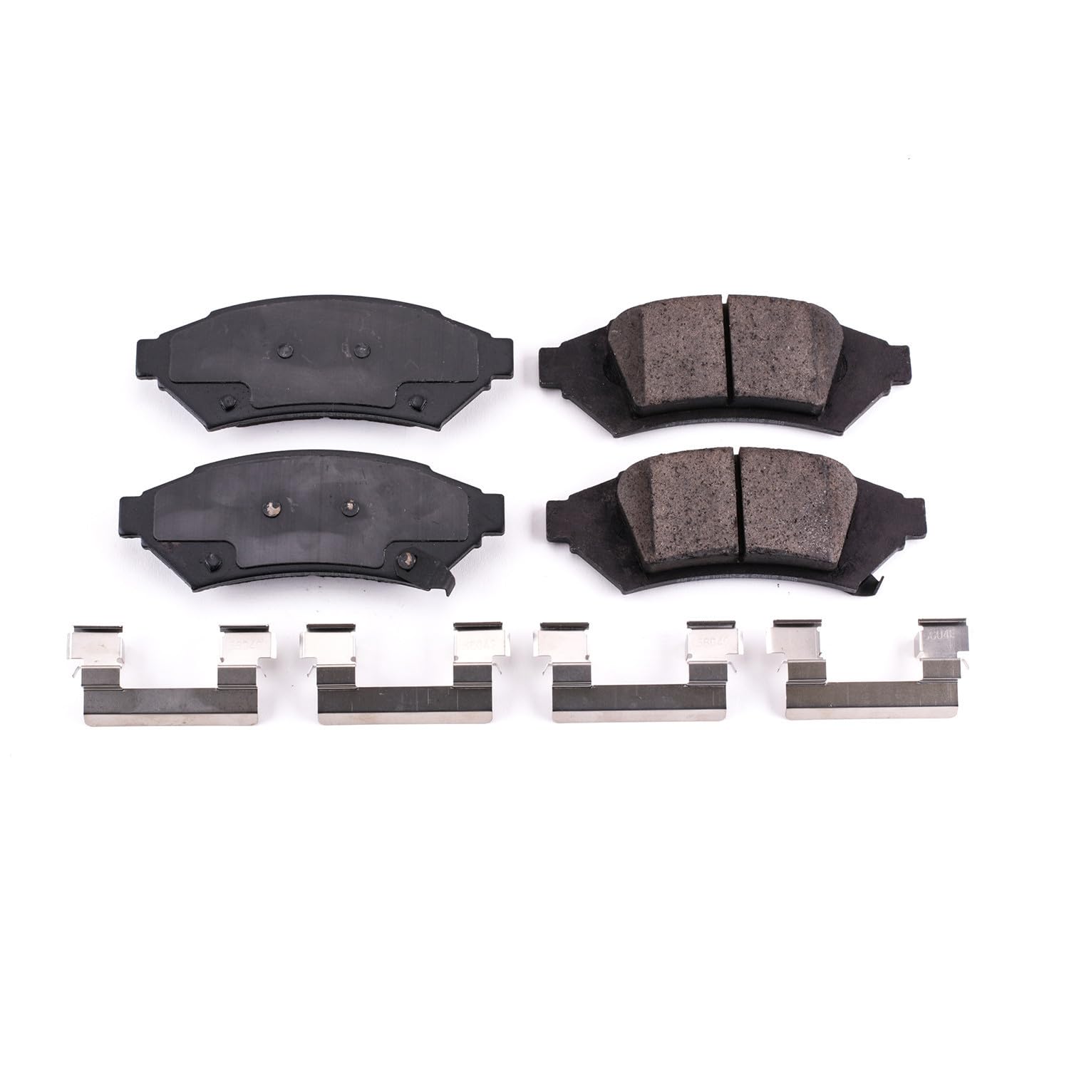 Power Stop Brake Kit Front For Pontiac Grand Prix 2004 - Ceramic Brake Pads With Installation Hardware, 17-1000