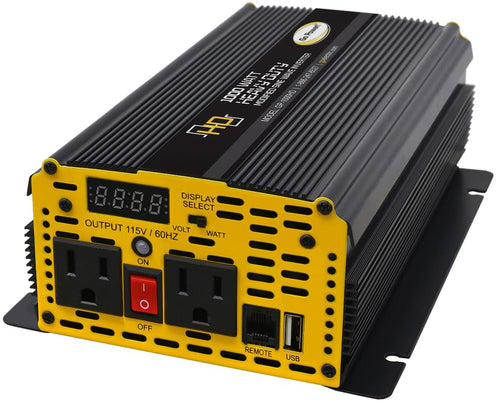GP-1000HD Go Power! 1000-Watt Heavy Duty Modified Sine Wave Inverter (1000)