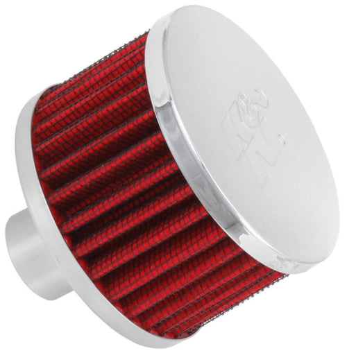 K&N Air Filter/Breather Vent: High Performance, Premium, Washable, Replacement Engine Filter: Flange Diameter: 1 in, Filter Height: 2 in, Flange Length: 1 in, Shape: Breather, 62-1170