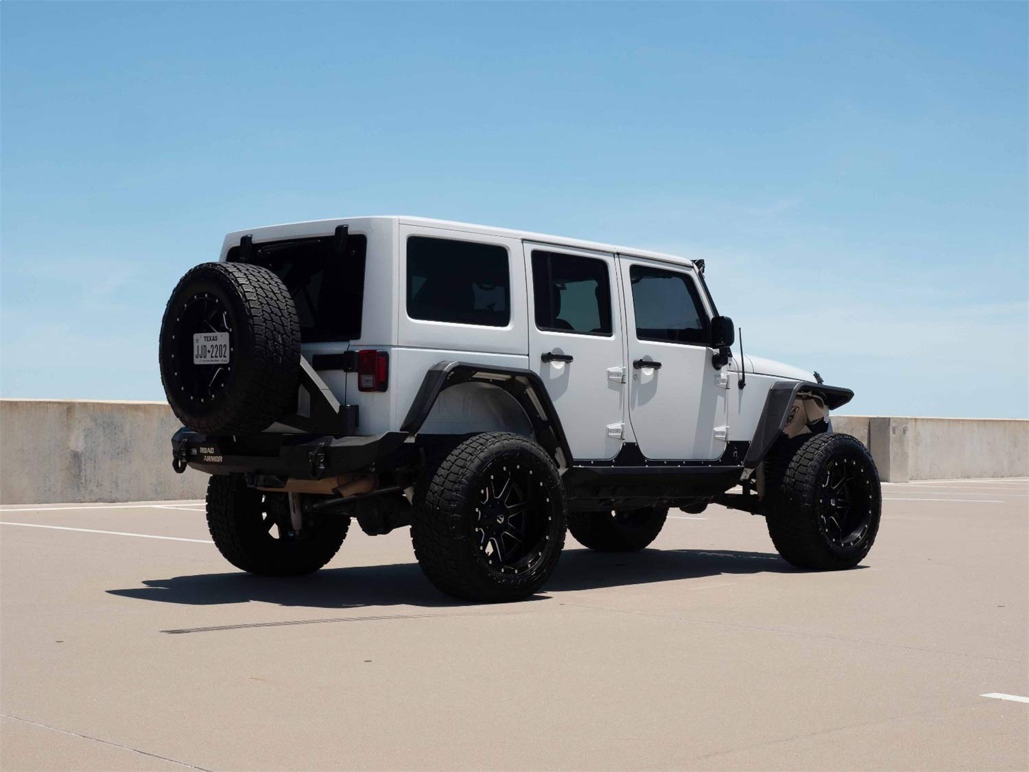 Front Fendor Flares Road Armor RDA507AFF0B Fits Jeep Wrangler