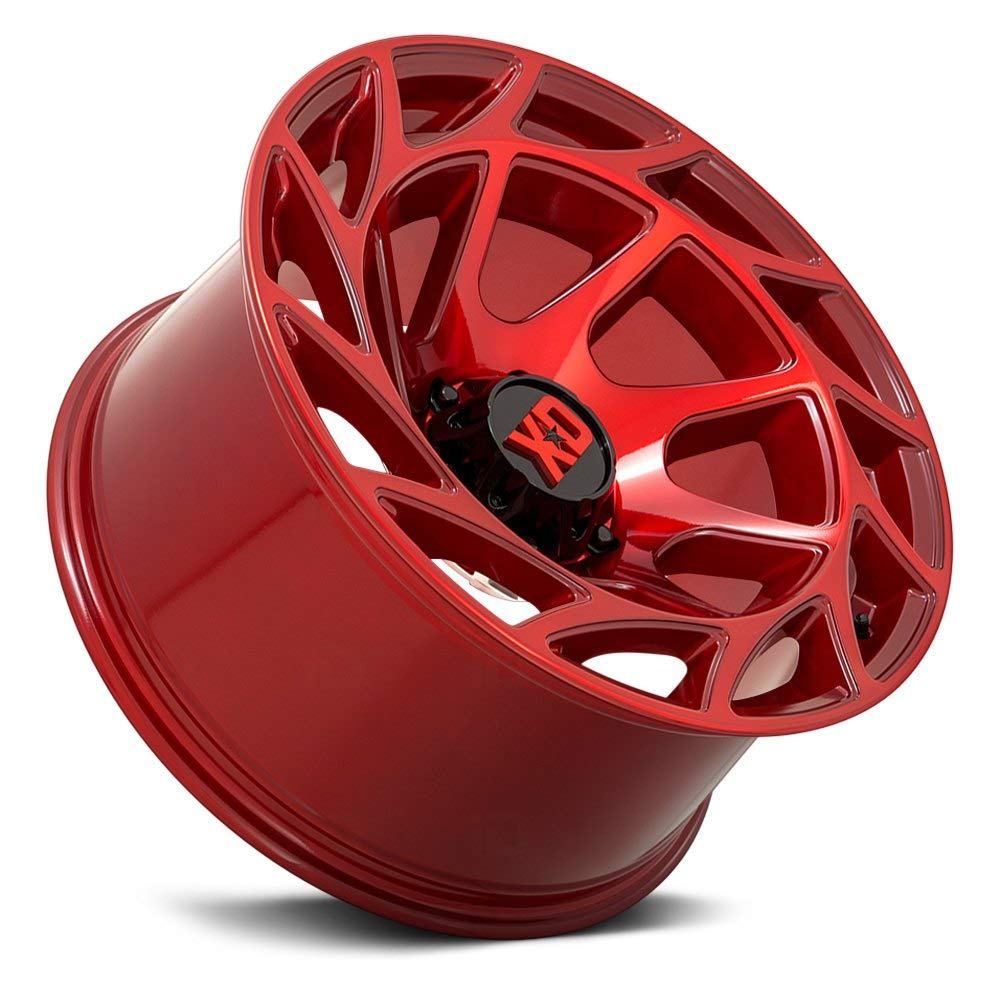 20x10 XD860 ONSLAUGHT, Bolt Pattern: 8x6.5/, Offset: -18, CANDY RED, set of 1