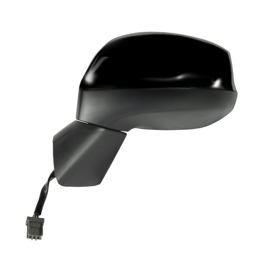 Fit System Mirror Driver Side for Honda Civic Coupe, Sedan Model, Textured Black w/PTM Cover, Foldaway, Power