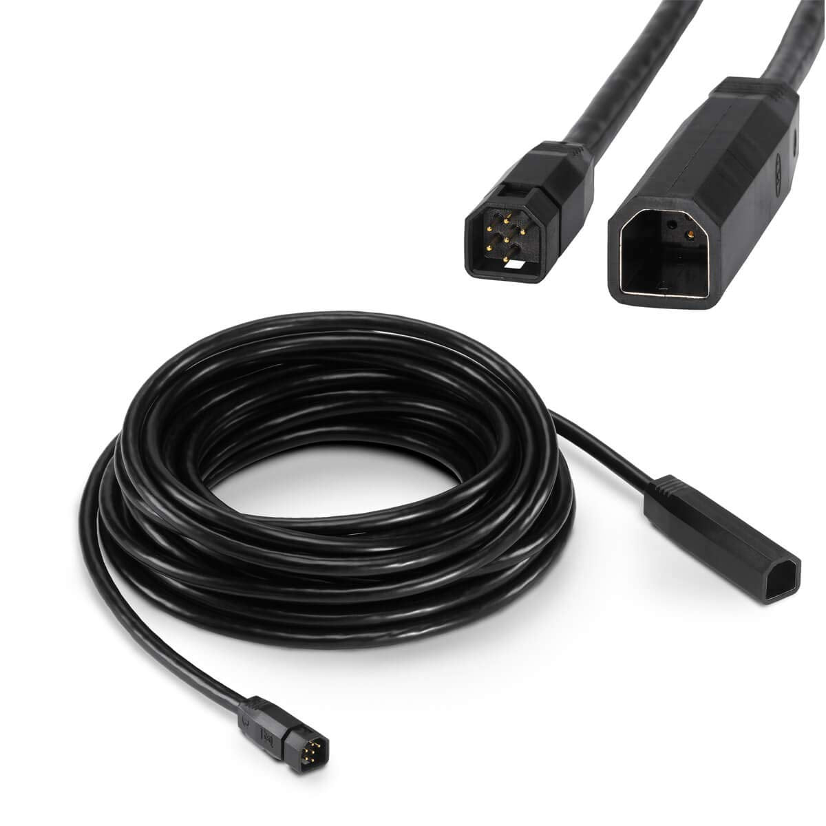 Humminbird 720096-2 Black ECM30 Transducer Extension Cable, 30-Feet