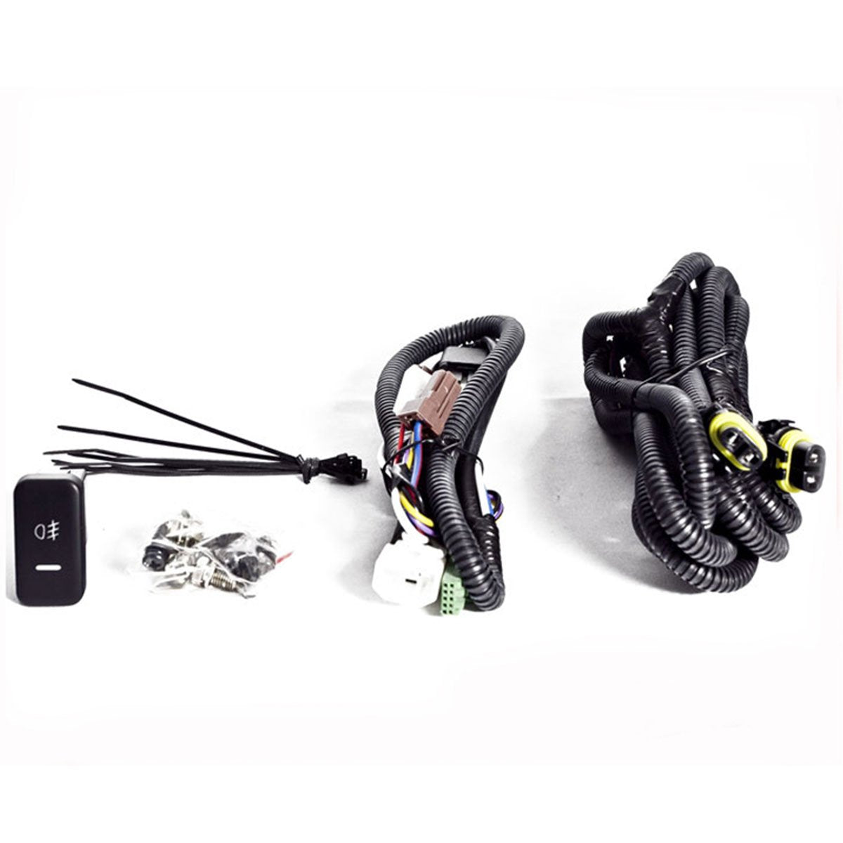 Winjet Driving Fog Lights Compatible with [2005 2006 2007 Acura RSX] + Switch + Wiring Kit